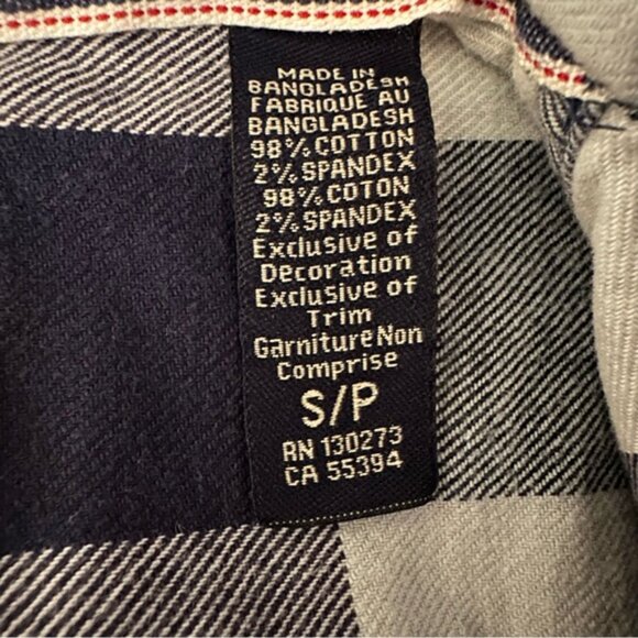 Wrangler Men’s Western Blue Plaid Button Down Size Small - Picture 8 of 12